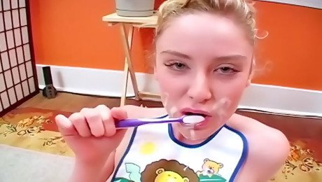 Tobi Pacific gets giant load of sweet cum in her mouth