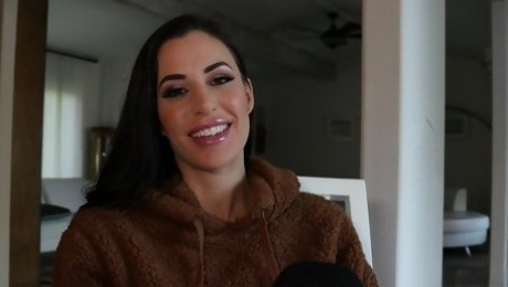 Wonderful looking and smiling Gia DiMarco andy interview