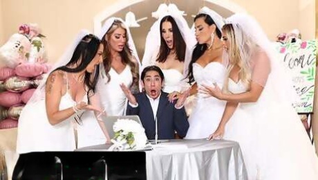 Furious MILF Brides Reverse Gangbang Hung Wedding Planner For Wedding Planning Mistake