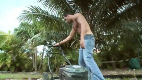 The Gardener Plows Deanna's Ass