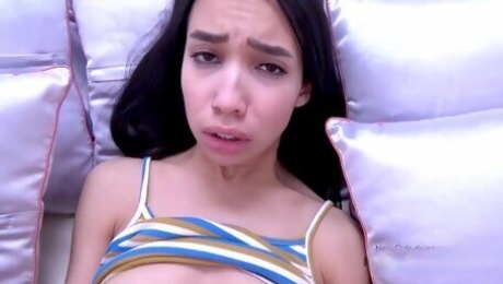 Cute Teenager Drenches Big Dick In Her Vagina At Audition - Point-Of-View
