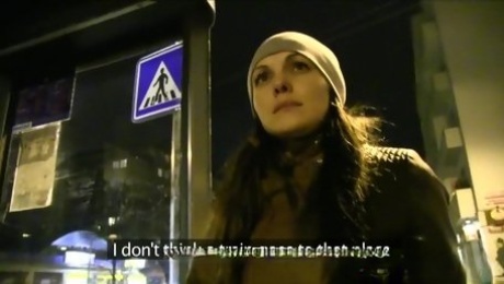 Lost Russian MILF Gags On Thick Dick For Taxi Money