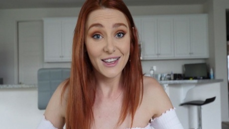 Video  Beautiful redhead girlfriend Lacy Lennon fucked in the doggy style
